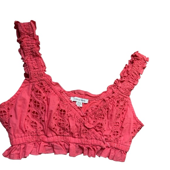 American Eagle Outfitters Pink Lace Bralette Top - Picture 2 of 8